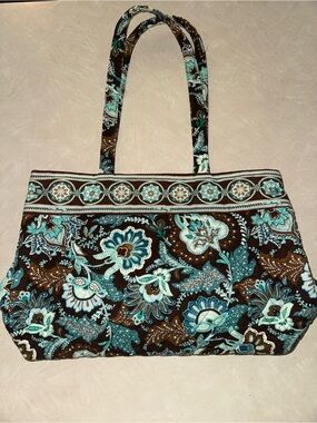 Retired Vera Bradley Java Blue Tote